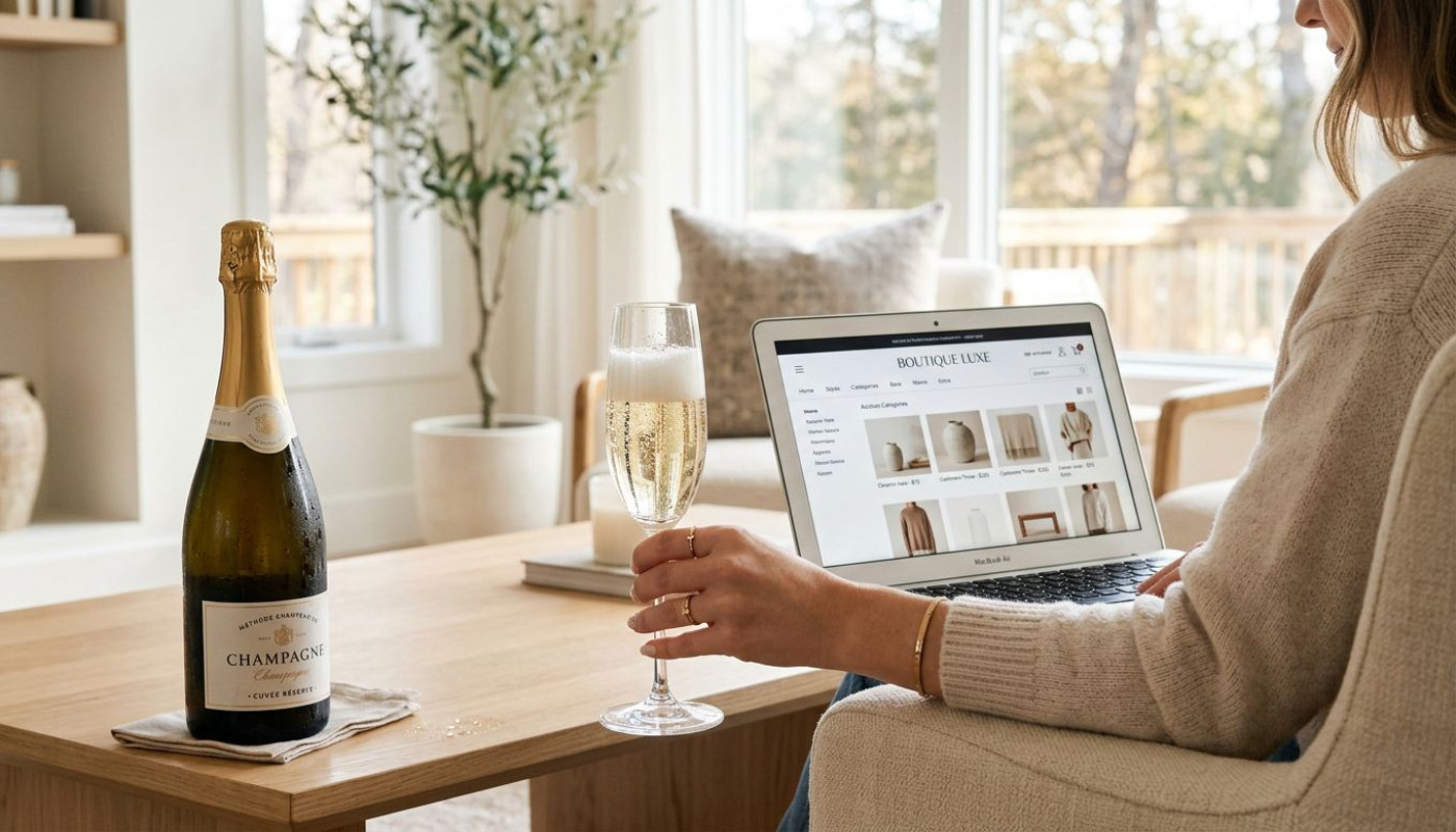 Comment les achats en ligne changent l’expérience du champagne à domicile